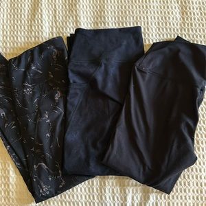 Set of 5 women’s leggings
